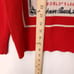 Budweiser King Of Beers Ugly Christmas Sweater Retro Red Crew Neck Size Large
