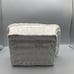 Beautiful Made in Portugal White Ceramic Basket with Handle 11 1/2 Tall