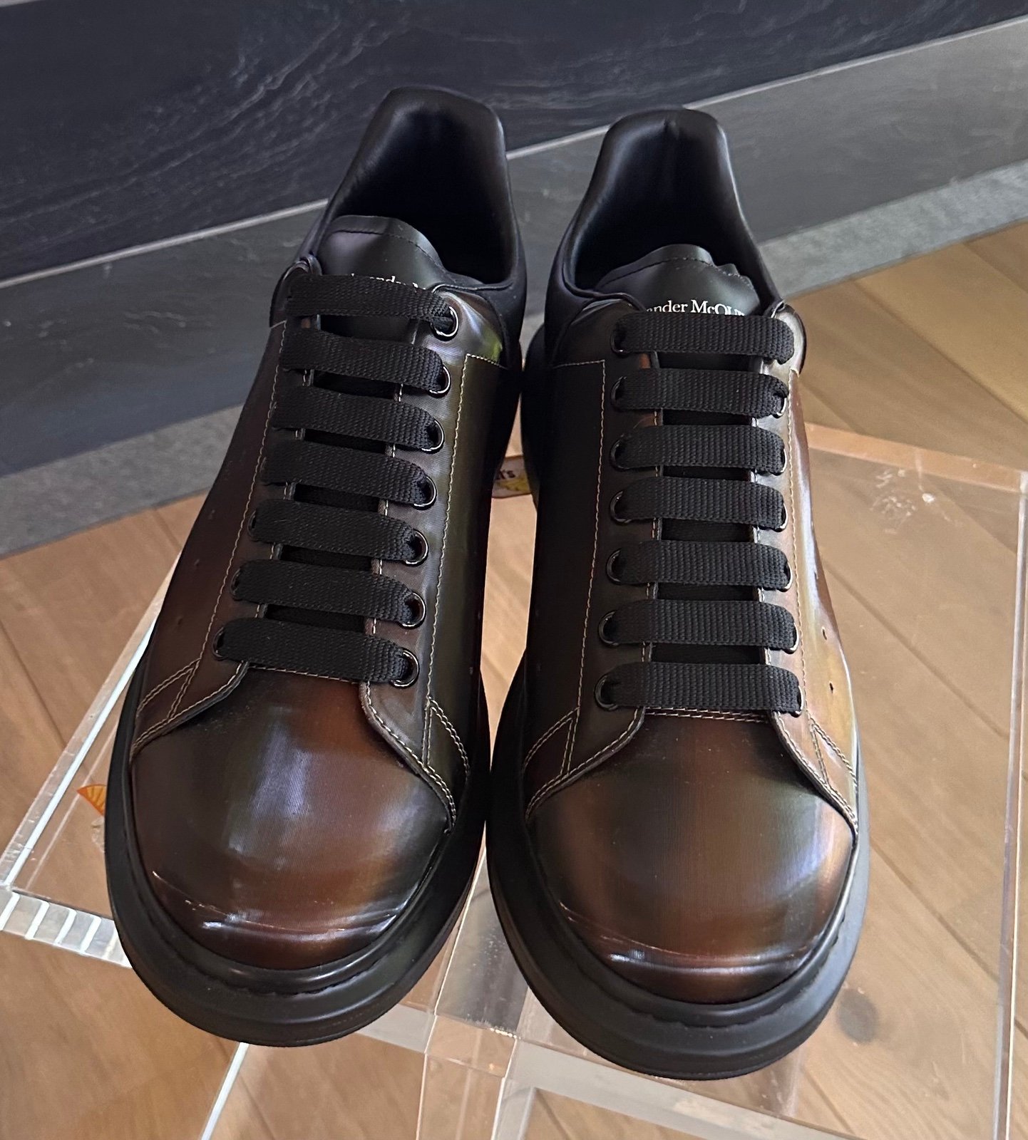 Alexander McQueen Brown Fashion Sneakers for Men | Mercari