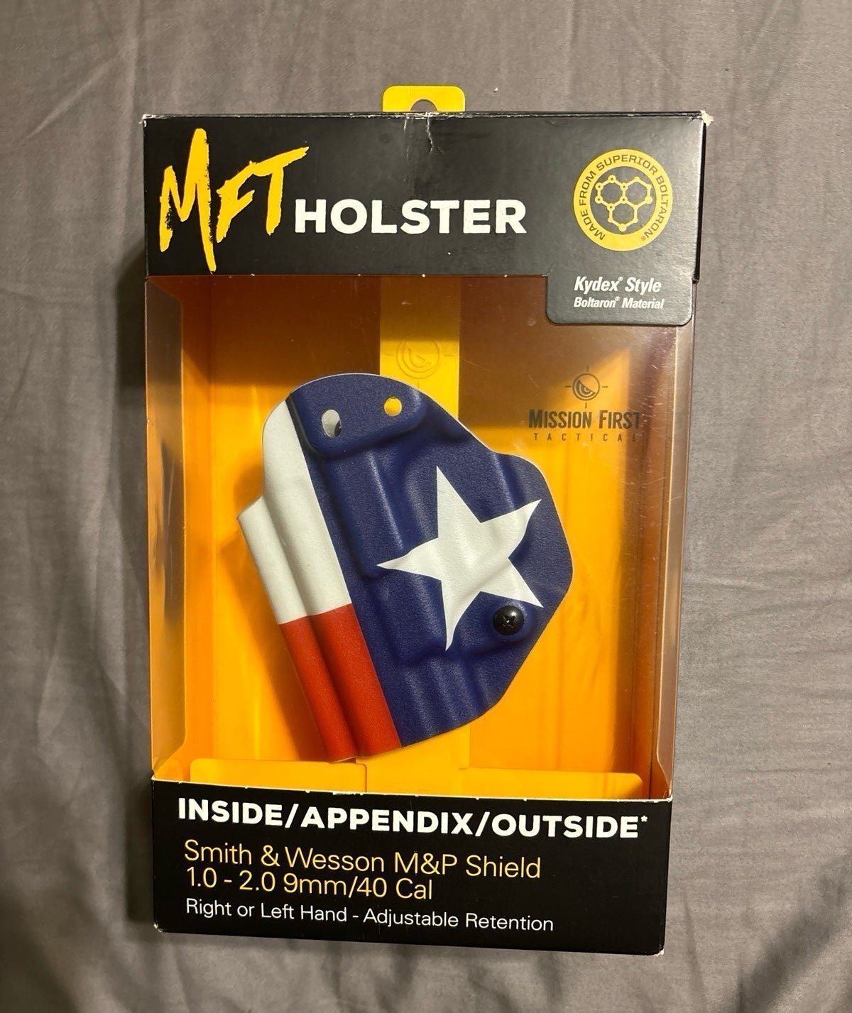 Mission First Tactical~ Smith & Wesson M&P Shield 1.0-2.0 9mm Kydex Holster