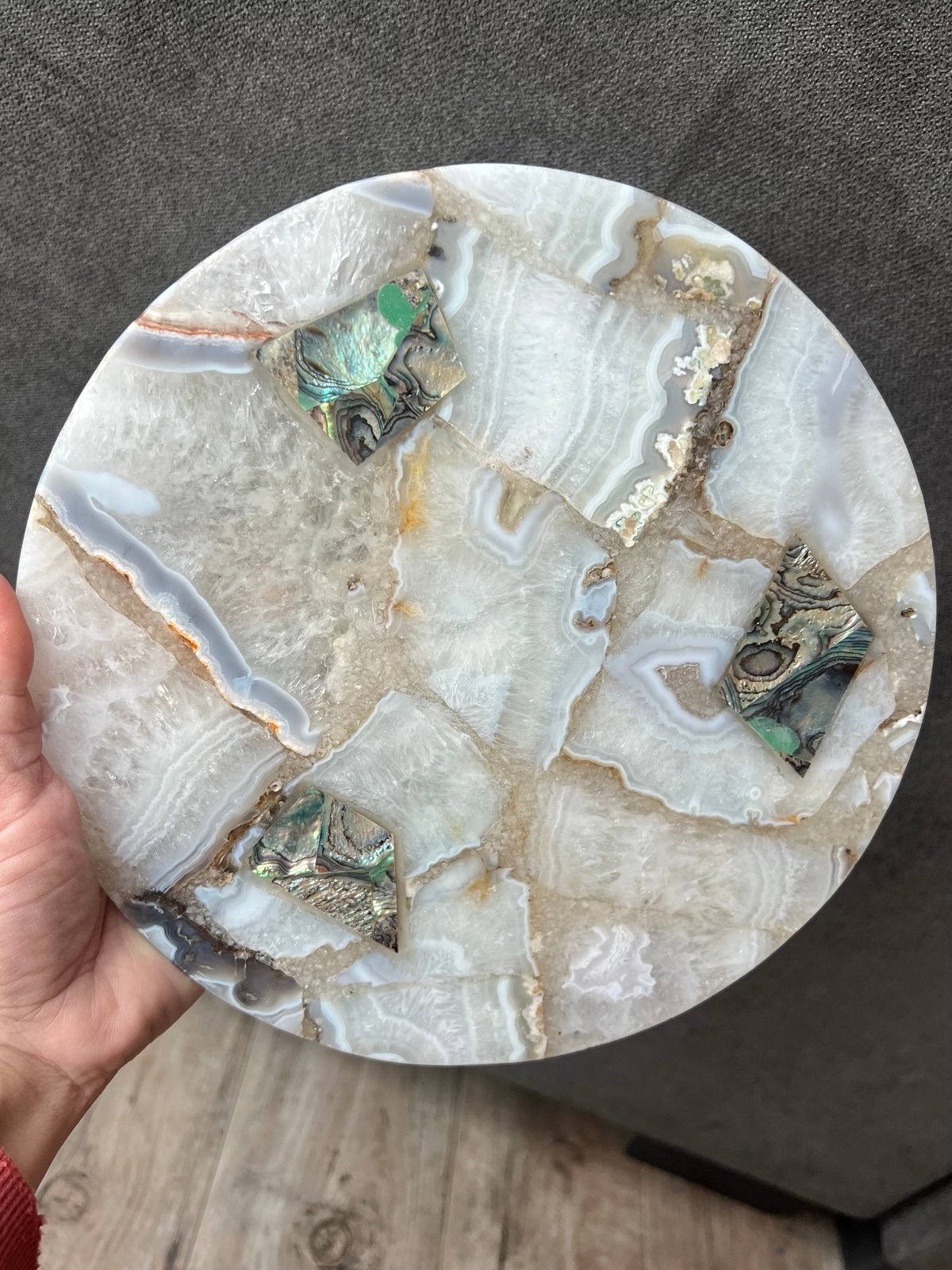 Anthropologie Naomi Mother Of Pearl Serving Board