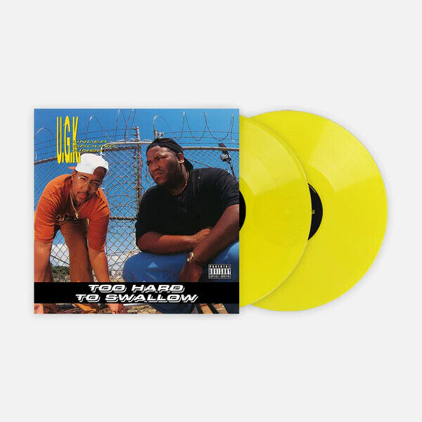 UGK UNDERGROUND KINGZ TOO HARD TO SWALLOW VINYL! LIMITED YELLOW LP PIMP C, BUN B