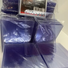 400 LOT! TOPLOADERS AND SLEEVES!