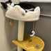 28 Large Cloud Cat Scratching Post with Bed