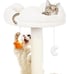 28 Large Cloud Cat Scratching Post with Bed