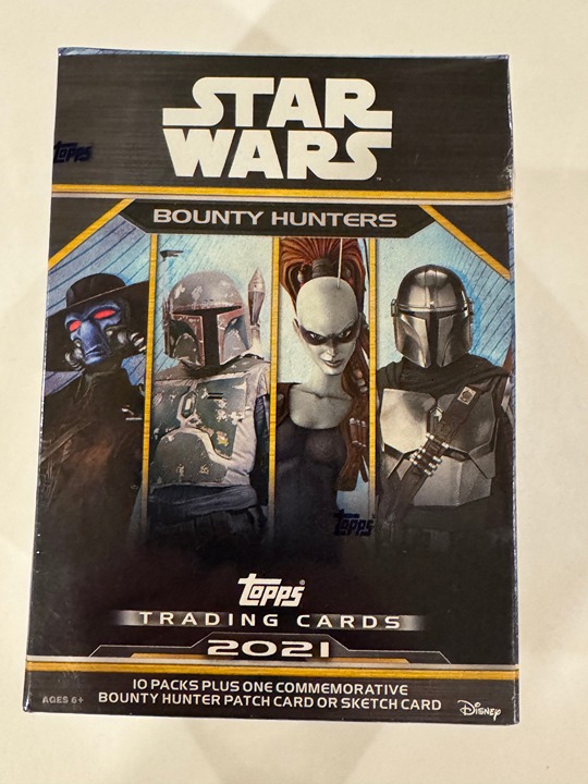 2021 Topps Star Wars Bounty Hunters Blaster Box Sealed