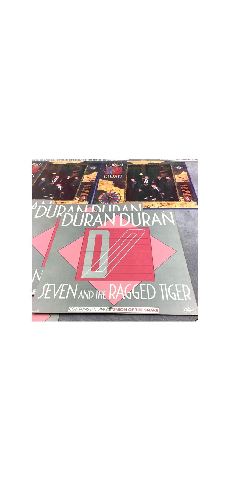 Duran Duran Promo Poster from Capitol Records for Seven & the Ragged Tiger 12x12