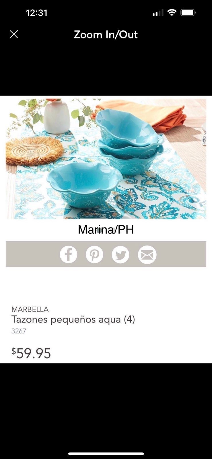 Tazones azules