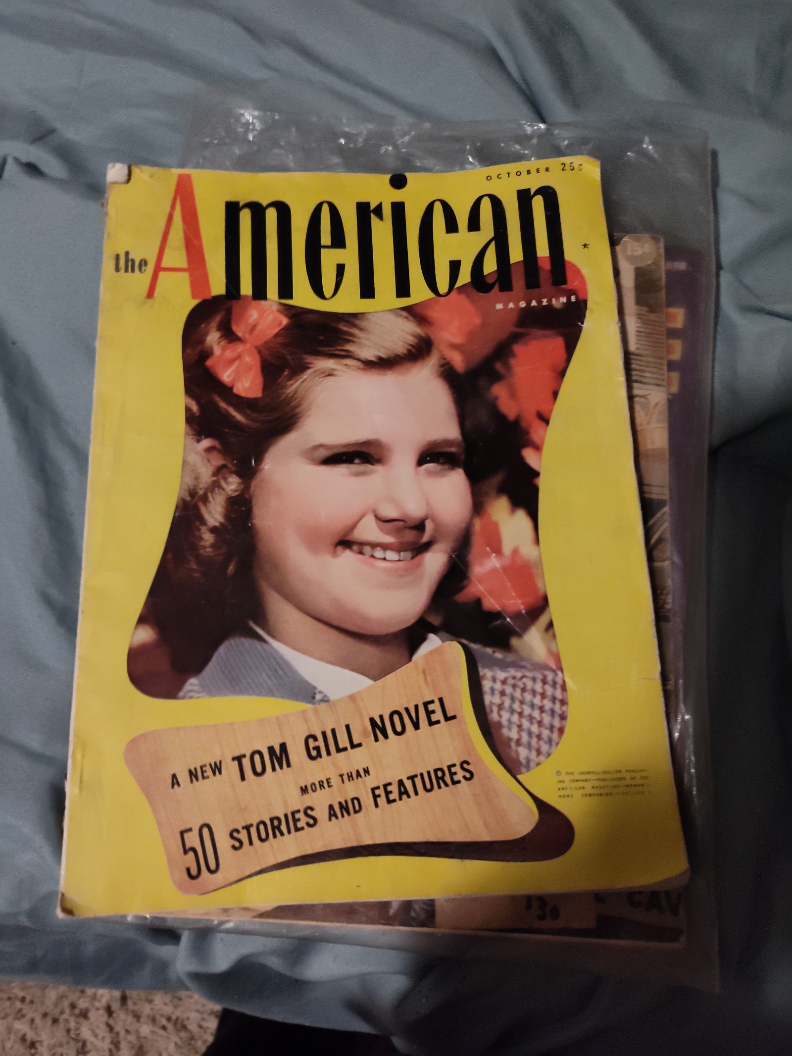 The American Magazine October 1940 comics political antique