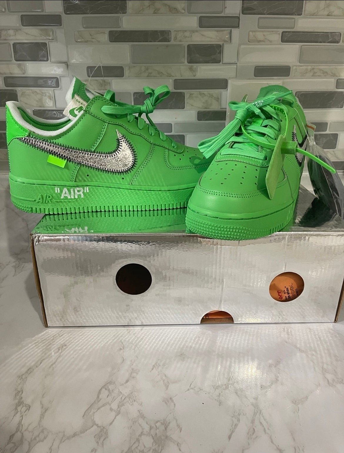 Authentic Off-White x Nike Air Force 1 Low “Brooklyn