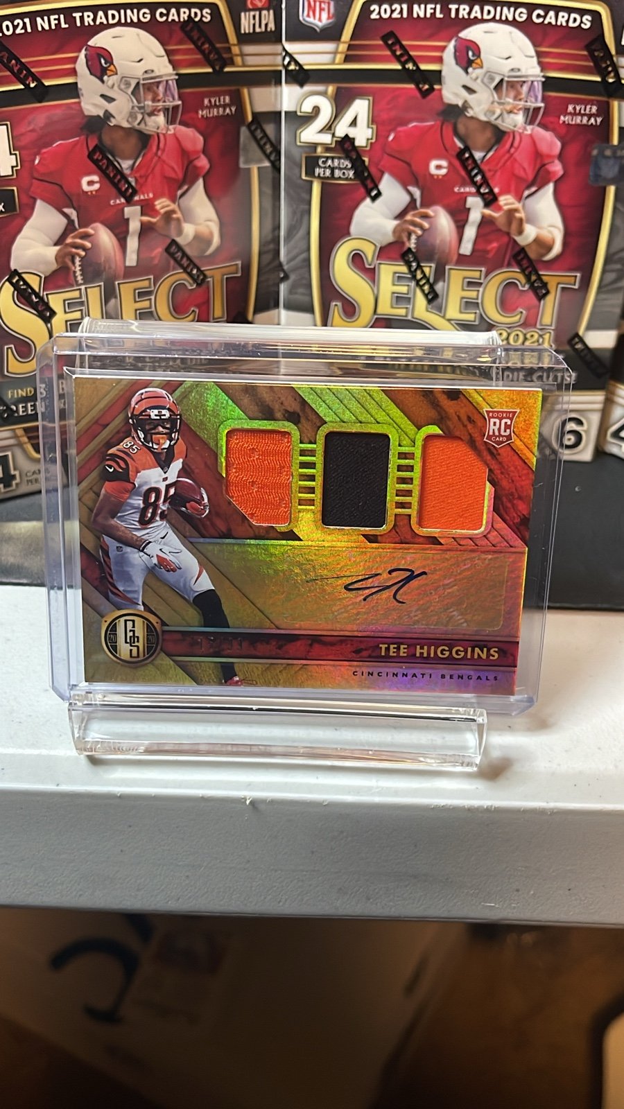 Tee Higgins auto Gold RC