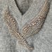 Zara oversized rhinestone applique sweater M