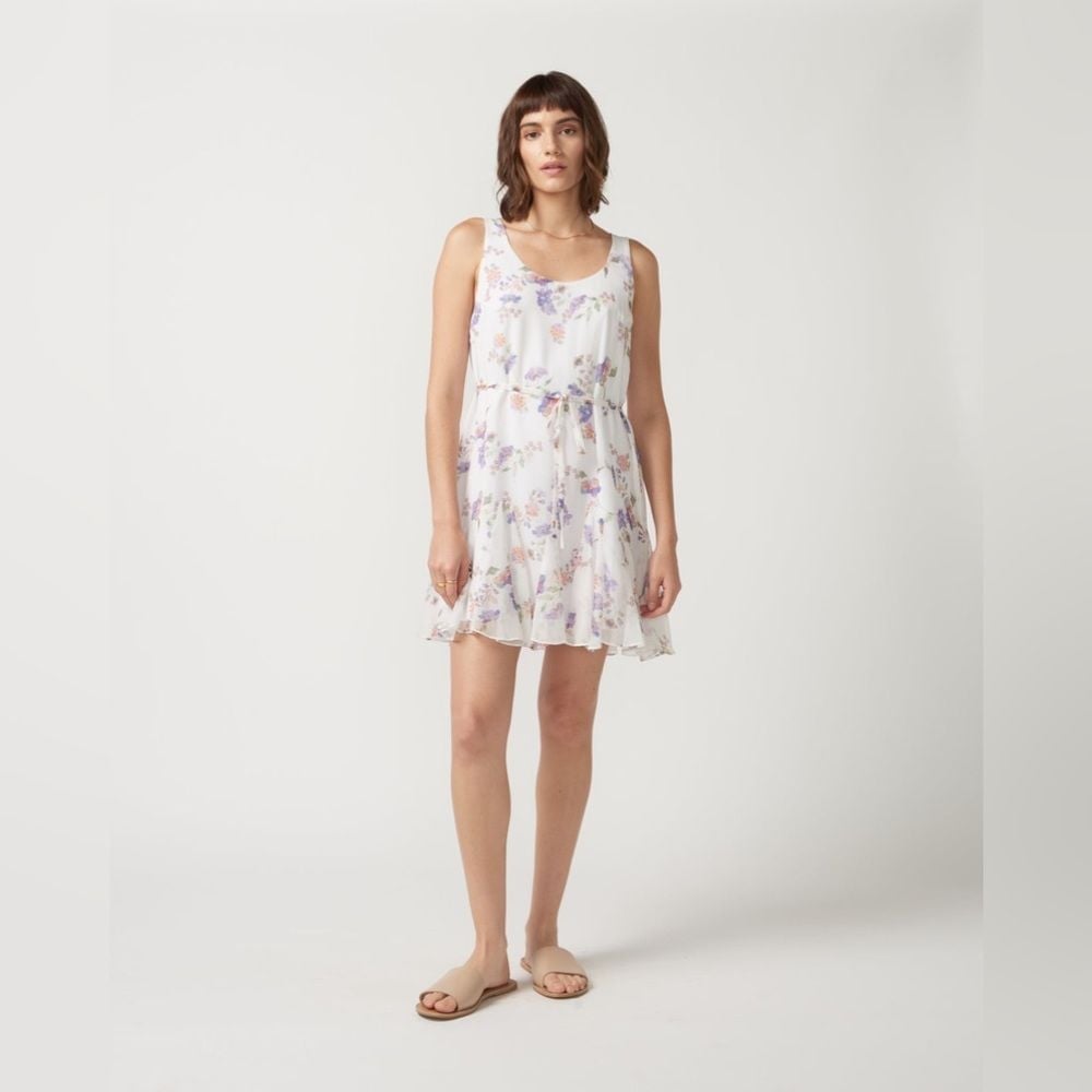 Anthropologie Self contrast Stacee Swing Mini Dress size small