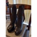 BNIB~Black Rhinestone Studded Rhinestone Sock Platform heels Boots Sz 10