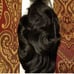 Black Full Head clip in Extension