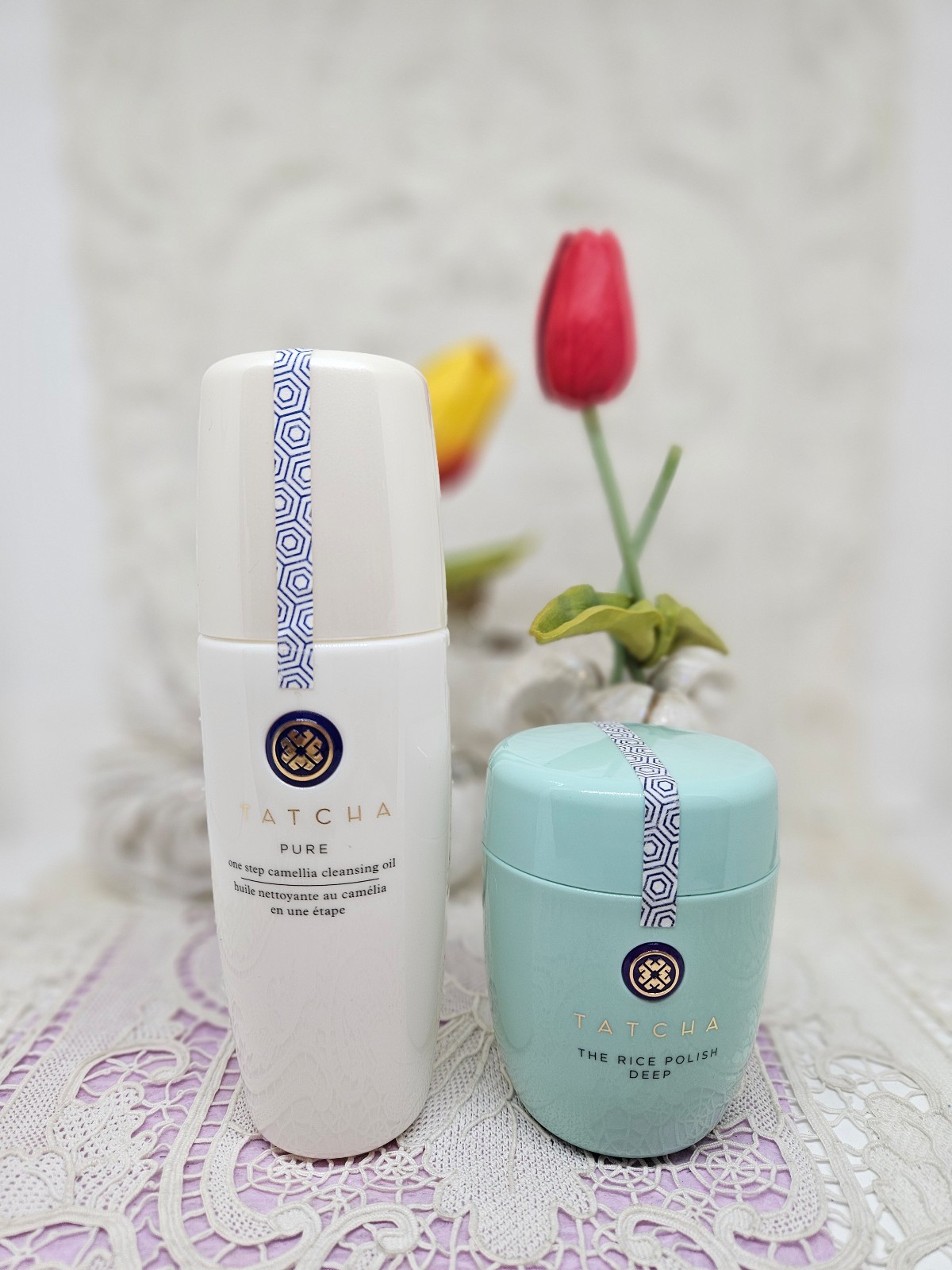 TATCHA Cleansing Oil 5oz Rice Powder Deep 60g Set New