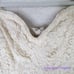 New! Maniju Beige Lace Gown Maxi dress sweetheart neckline, size L