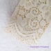 New! Maniju Beige Lace Gown Maxi dress sweetheart neckline, size L