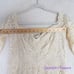 New! Maniju Beige Lace Gown Maxi dress sweetheart neckline, size L