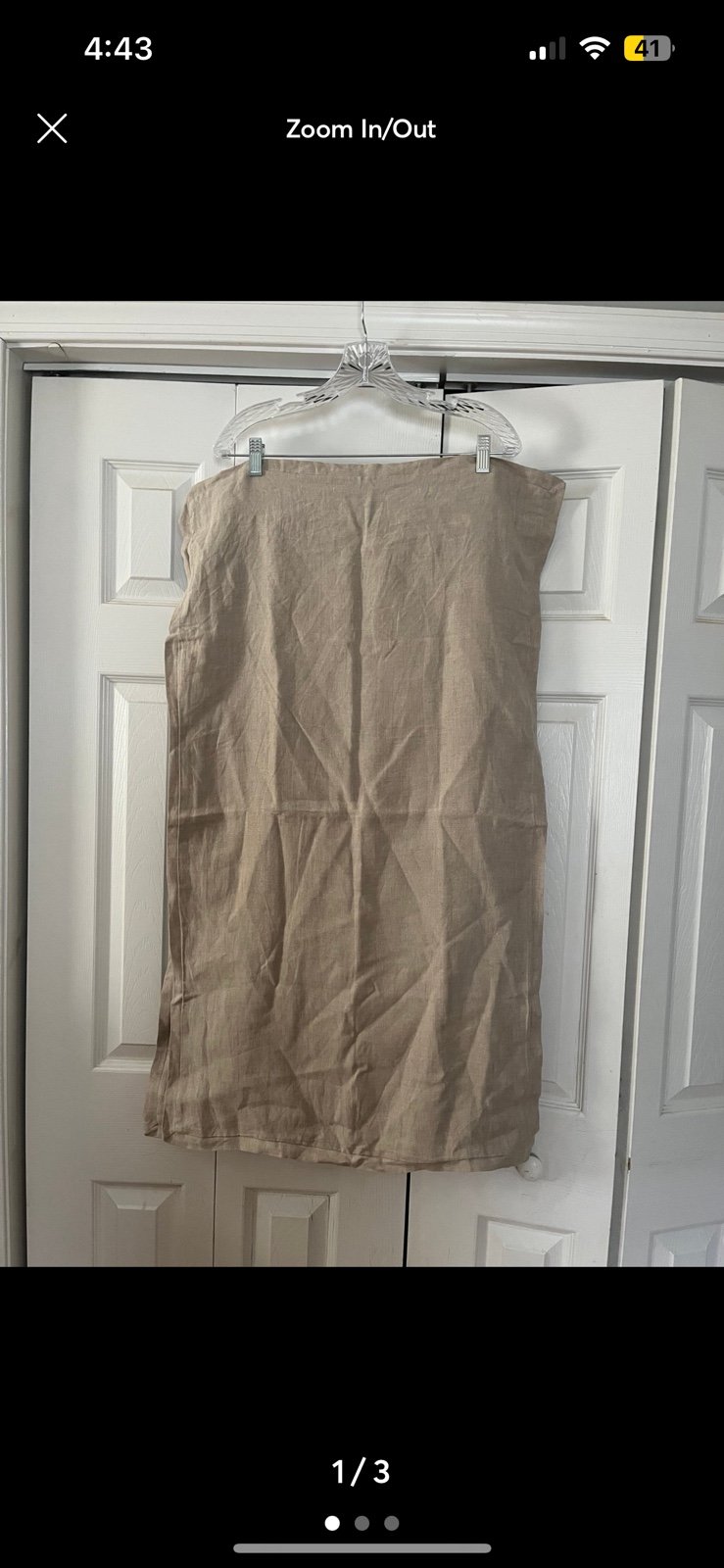Harbor House Oat 100% Linen King Pillowcases x2