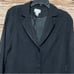 Studio Works Women's‎ Black 2 Piece Faux Suede Skirt Suit