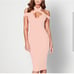 Nookie Hollywood Midi Dress In Blush