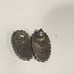 Vintage 925 Sterling Silver Earrings with Black Agate Stone