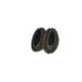 Vintage 925 Sterling Silver Earrings with Black Agate Stone