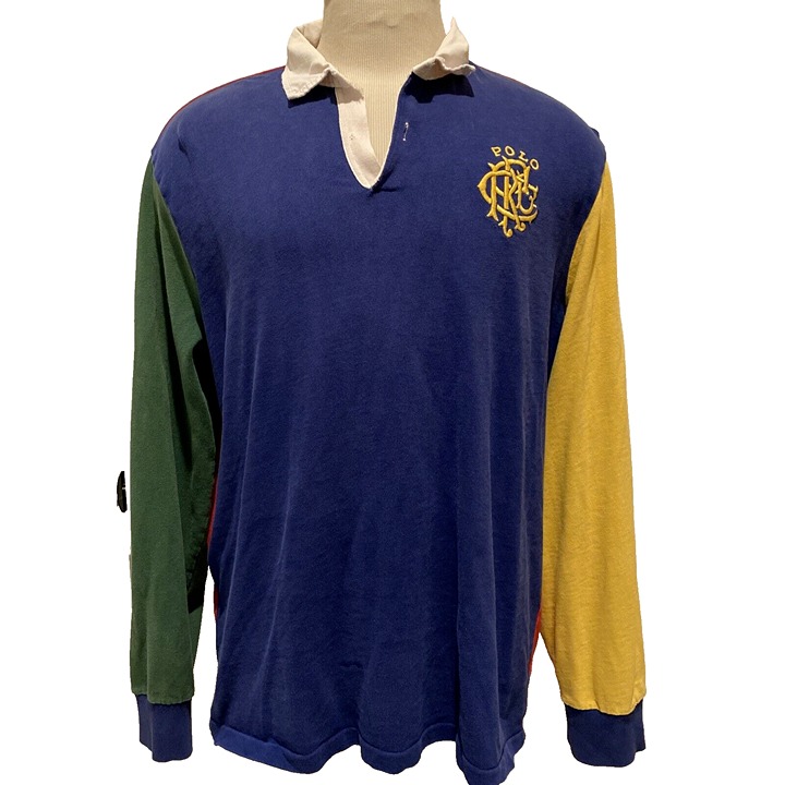 Polo Ralph Lauren Rugby Country Riders Shirt VTG RRL Sportsman Equestrian 2XL
