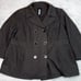 Intl Details Jacket Womens 2X Gray Wool Blend Coat Pockets Cozy Button Up Comfy