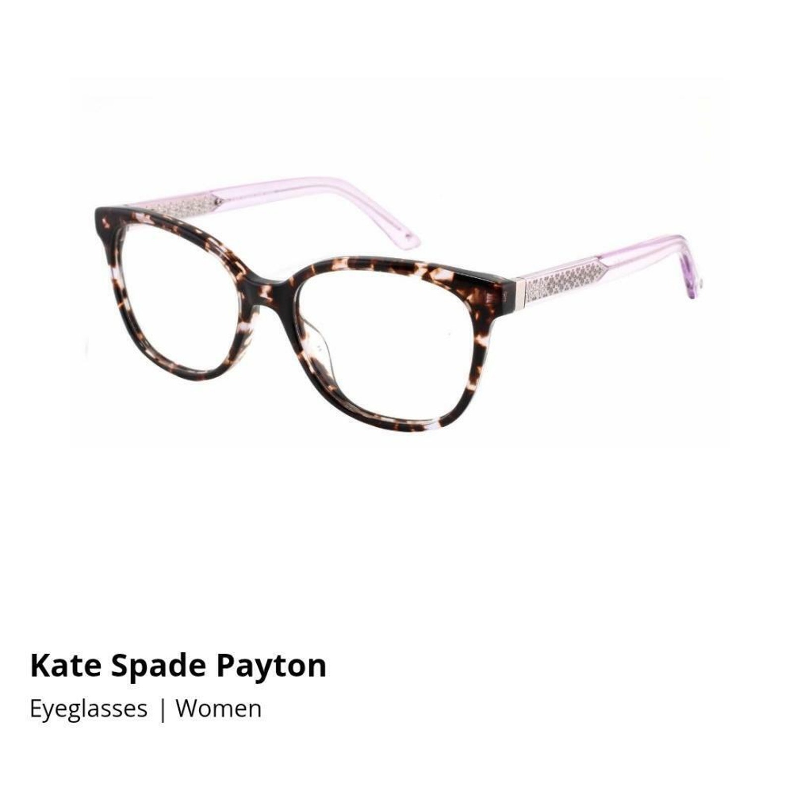 Kate Spade Payton YJM Eyeglasses Frame Women's Violet/Havana Full Rim 50mm