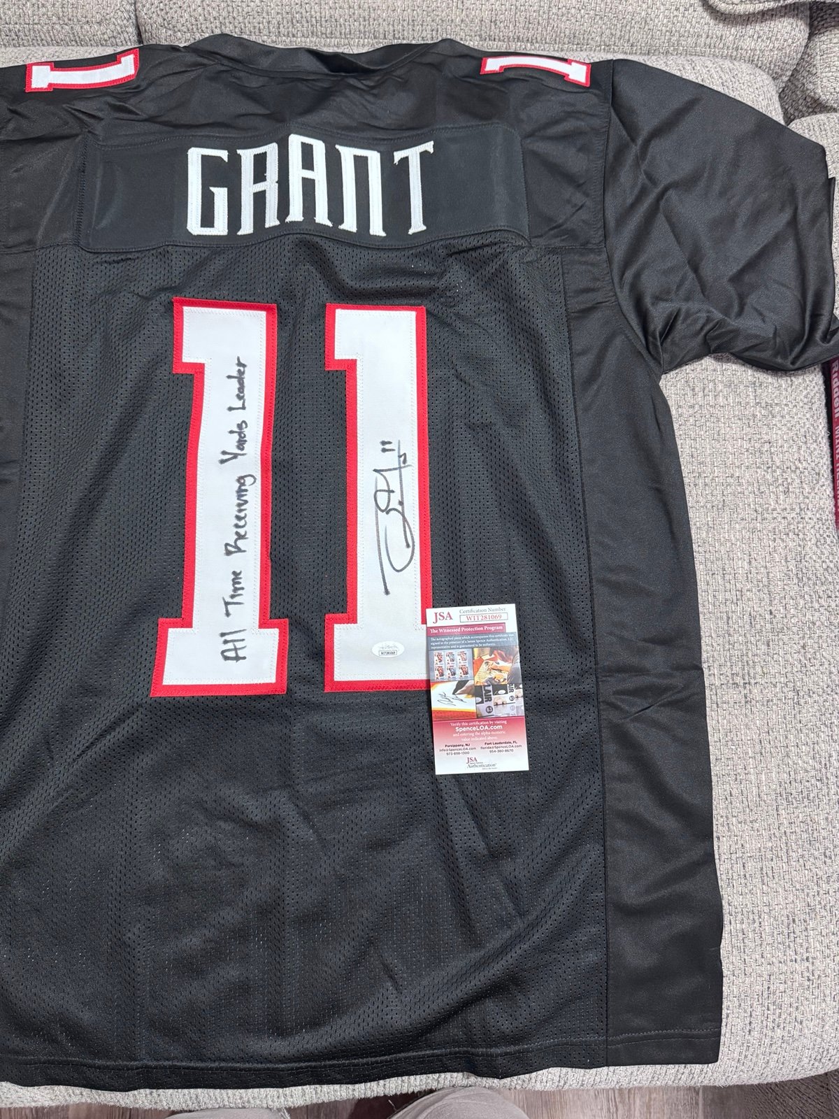 JAKEEM GRANT  Signed Autograph Custom Jersey - Jsa Coa - Texas Tech Red Raiders