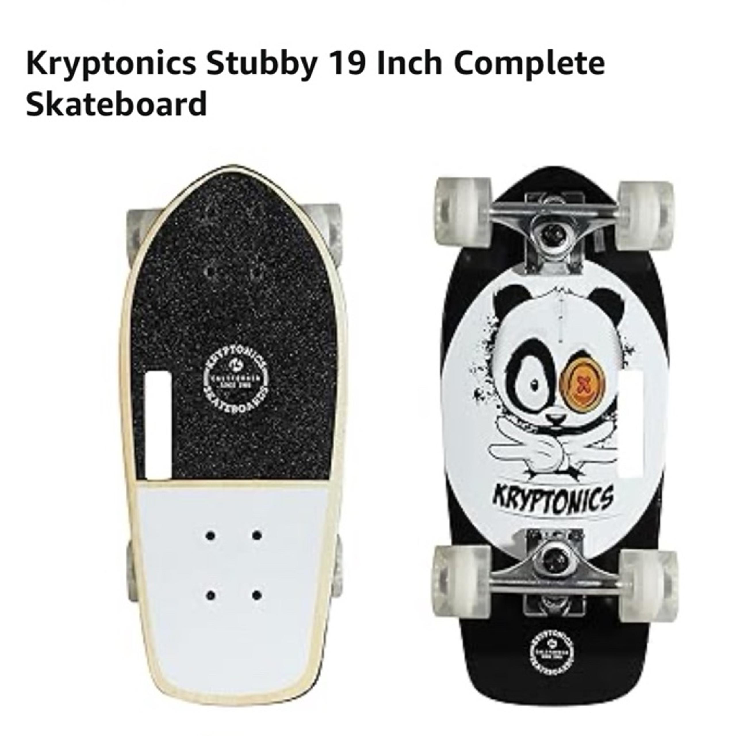 Kryptonics Stubby 19 Inch Complete Skateboard