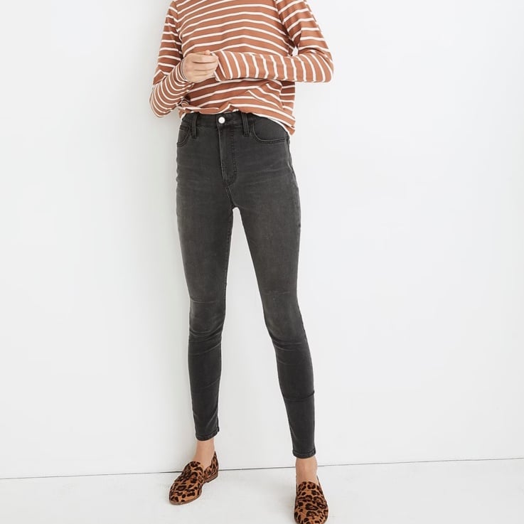 Madewell 9” Mid Rise Roadtripper Supersoft Jeans in Ashmont Wash SZ 25 NWT