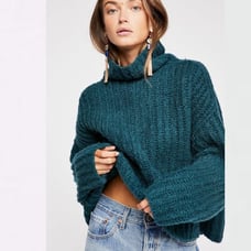 Free People Knit Pullover Sweater Sz M