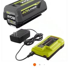 40V Lithium-Ion 4.0 Ah Battery and Charger