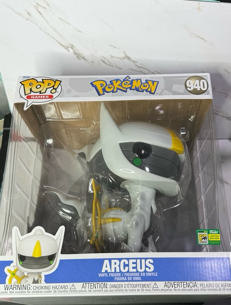 Funko Pop Jumbo Pokemon Arceus SDCC 2024 Exclusive