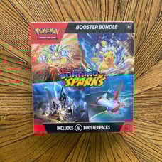 Pokémon Scarlet & Violet Surging Sparks Booster Bundle Box 6 Packs + Eevee Card