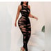 Black Fishnet Bodystocking Lingerie