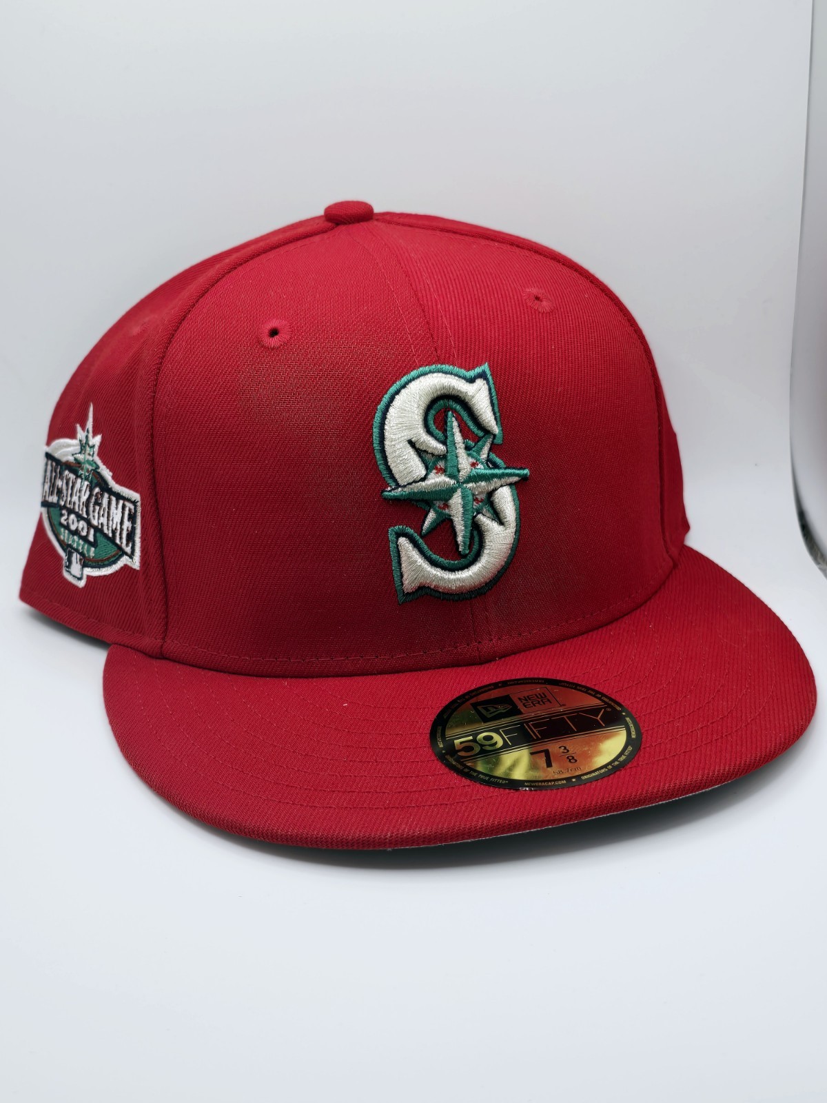 New Era Seattle Mariners MLB State Fruit 2001 ASG 59Fifty Fitted Hat Cap 7 3/8