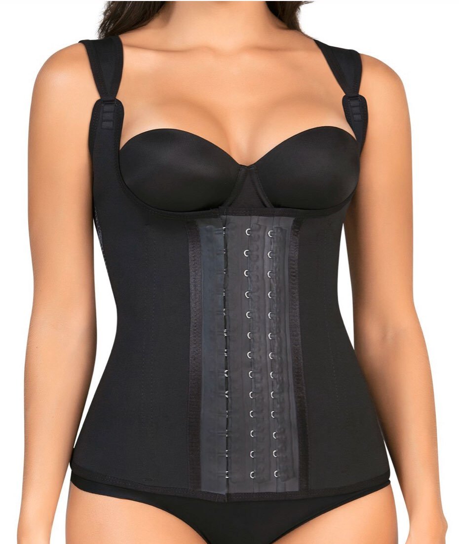 BLACK VEST LÁTEX WAIST TRAINER