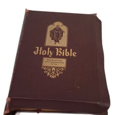 Holy Bible Revelation With The Knowledge of Him 1952 Vintage Spencer Press