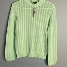 J. Crew mint Green Mock Neck XS Sweater New