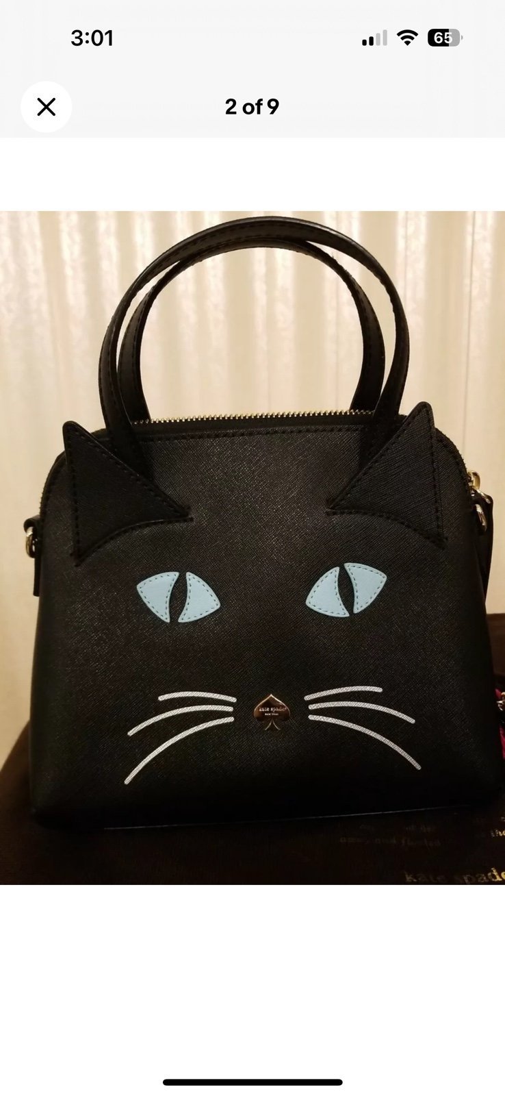 RARE Kate Spade Meow Cat Maise Satchel