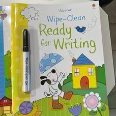 7 Usborne wipe and clean books