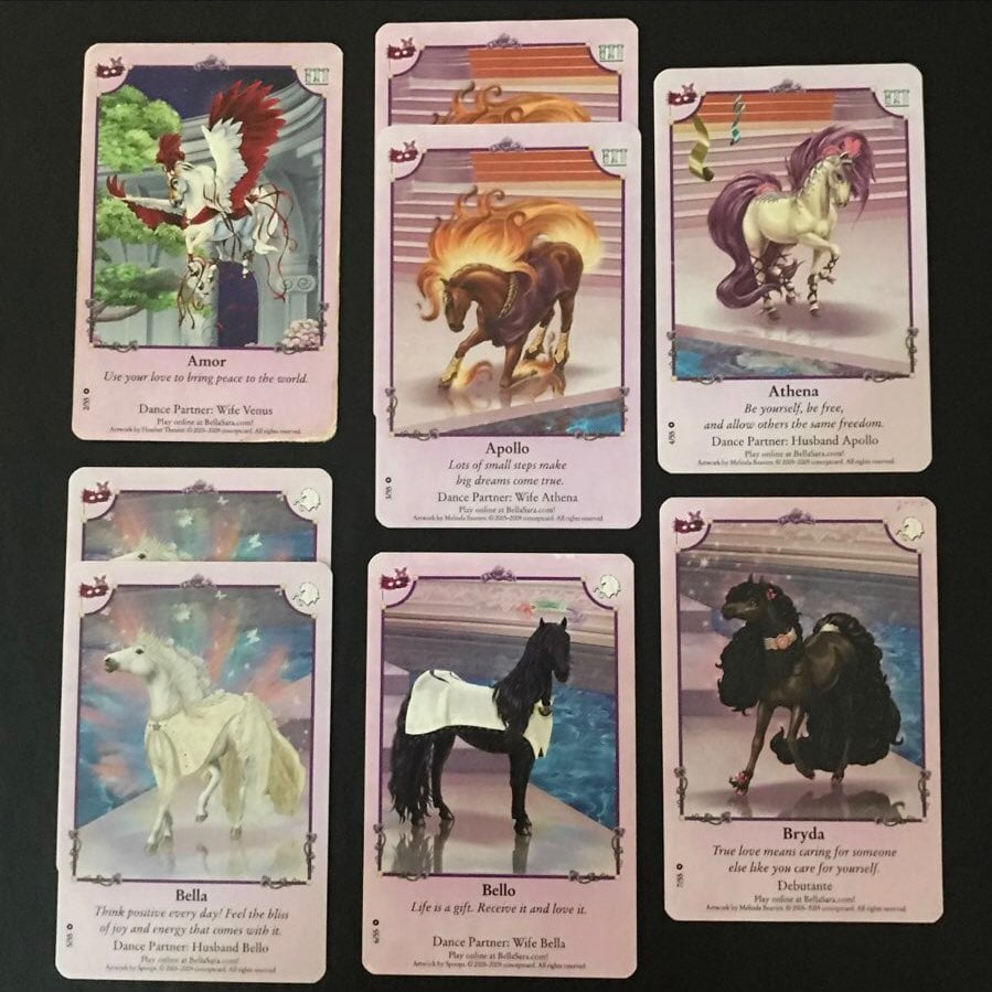 Bella Sara Mascarade Card Lot