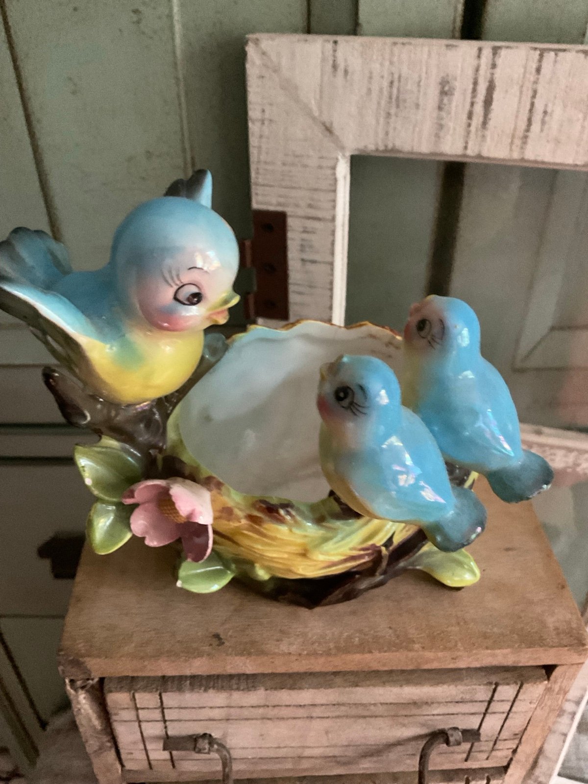 Norcrest Nesting Blue Bird Planter