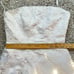 Lady Eleanor David’s Bridal Gown White Strapless Chapel Wedding Dress Size 12