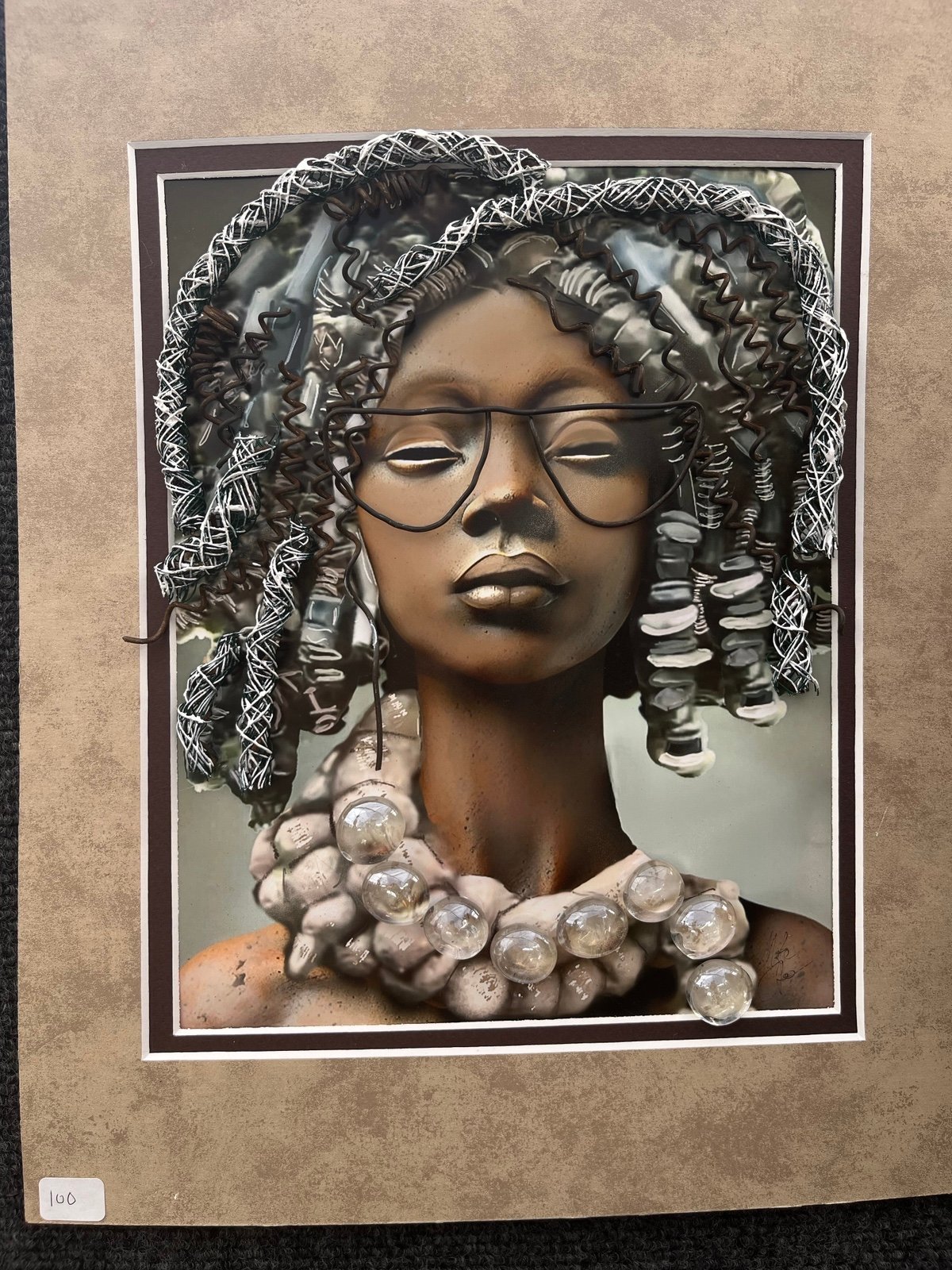 3D Mixed Media Digital Print - Raku Art