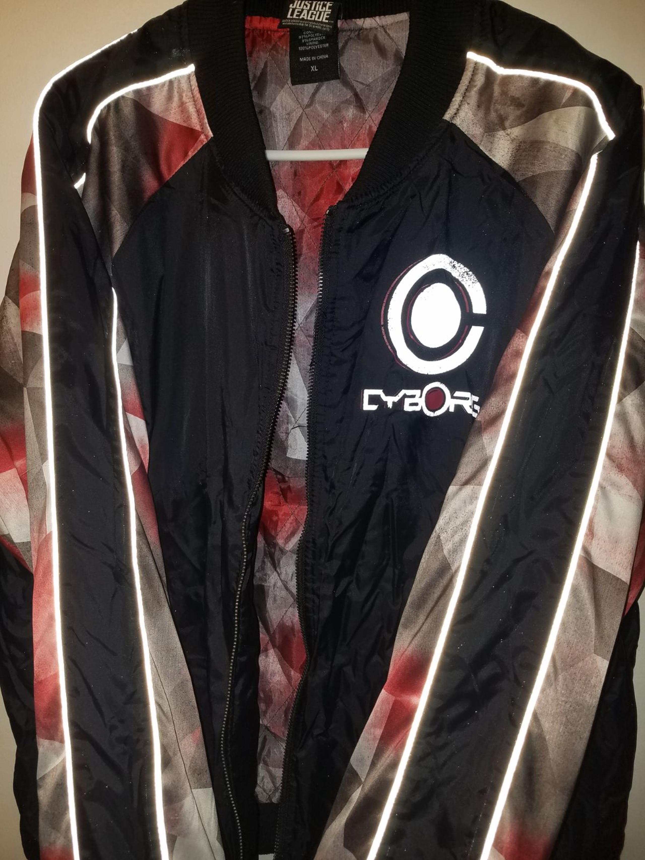Cyborg Justice League LG Jacket XL